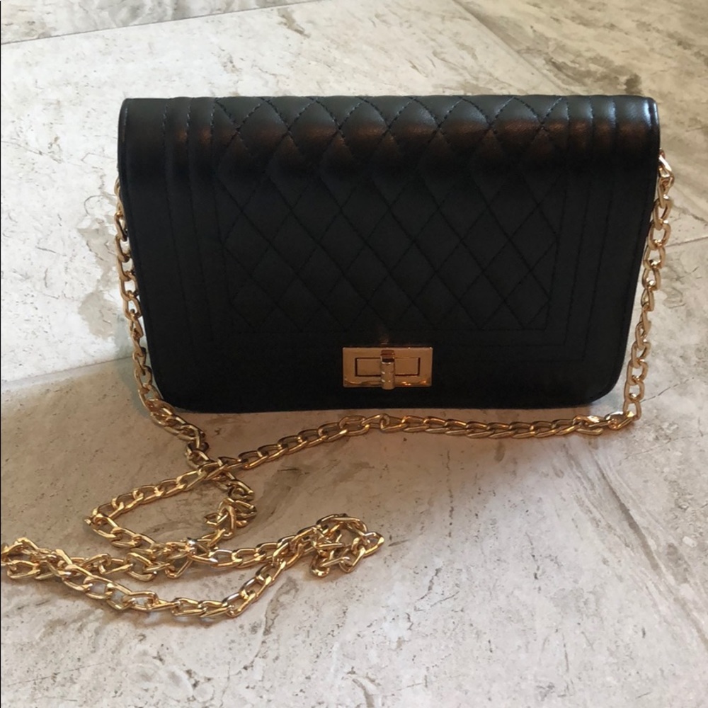 Black Purse Handbag Crossbody
